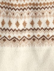 Girls Mommy And Me Fairisle Sweater Dress