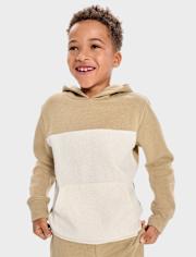Boys Colorblock Premium Fleece Hoodie