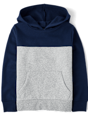 Boys Colorblock Premium Fleece Hoodie