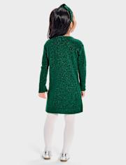 Baby And Toddler Girls Sequin Sweater Dress