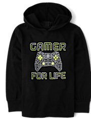 Boys Graphic Hooded Top