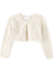 Toddler Girls Eyelash Cardigan