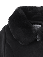 Toddler Girls Bow Coat