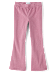 Girls Microfleece Flare Sweatpants