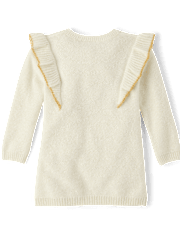 Baby And Toddler Girls Cable Knit Sweater Dress