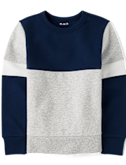 Boys Colorblock Premium Fleece Sweatshirt