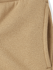 Pantalon de jogging en polaire de qualité supérieure avec fermeture éclair latérale pour garçon