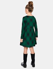 Girls Plaid Everyday Dress