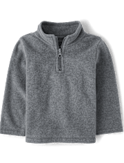 Toddler Boys Microfleece Half Zip Pullover