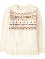 Womens Mommy And Me Fairisle Sweater