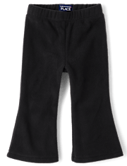 Toddler Girls Microfleece Flare Sweatpants