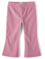 Toddler Girls Microfleece Flare Sweatpants