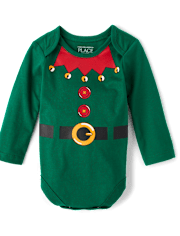 Unisex Baby Elf Graphic Bodysuit