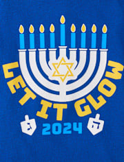 Unisex Baby And Niños pequeños Hannukah Camisetas estampadas