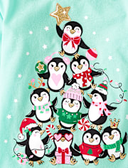 Baby And Niños pequeños Niña Penguin Camisetas estampadas