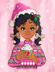 Baby And Niños pequeños Niña Navidad Niña Camisetas estampadas