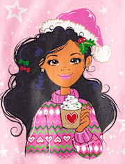 Fille de Noël Fille T-shirt imprimé