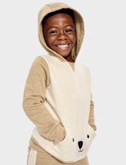 Baby And Toddler Boys Polar Bear Premium Fleece 2-Piece Outfit Set