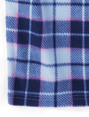 Girls Plaid Microfleece Pajama Pants