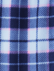 Girls Plaid Microfleece Pajama Pants