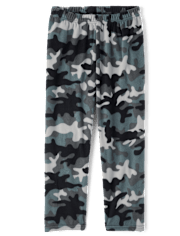 Pantalon de pyjama camouflage en micromolleton pour garçon