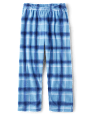 Kids Plaid Microfleece Pajama Pants