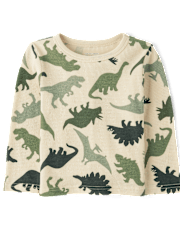 Baby And Toddler Boys Dino Thermal Top