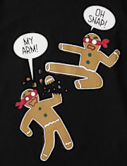 Camisetas estampadas Gingerbread Ninja para niños