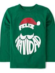Boys Feliz Navidad Graphic Tee