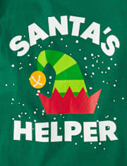 Boys Santa's Helper Graphic Tee