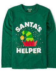Boys Santa's Helper Graphic Tee