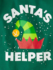 Baby And Toddler Boys Santa's Helper Graphic Tee