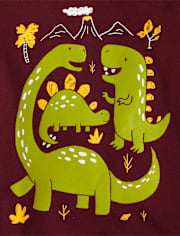 Baby And Toddler Boys Dino Graphic Tee 2-Pack