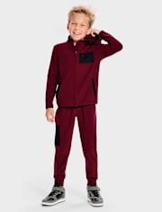 Boys Zip Pocket Jogger Pants