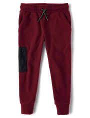 Boys Zip Pocket Jogger Pants