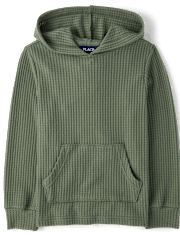 Boys Soft Chunky Thermal Hoodie