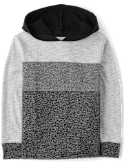 Boys Colorblock Hooded Top