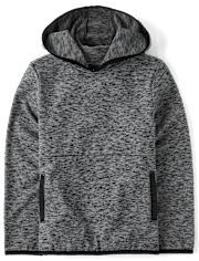 Boys Cozy Active Marl Hoodie