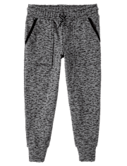 Boys Cozy Active Marl Jogger Pants
