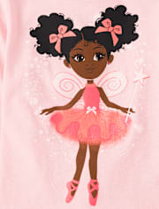 Baby And Niños pequeños Niña Bailarina Camisetas estampadas