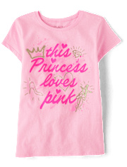 Girls Princess Graphic Tee