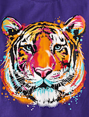 Girls Tiger Graphic Tee