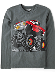 Boys Monster Truck Graphic Tee