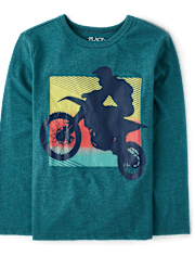 Boys Dirt Bike Graphic Tee