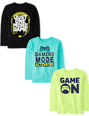 Boys Gamer Graphic Tee 3-Pack