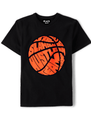 Boys Basketball Graphic Tee