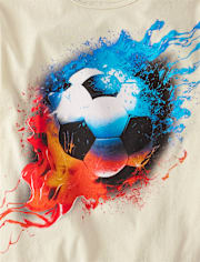 Boys Soccer Ball Graphic Tee