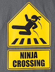 Boys Ninja Crossing Graphic Tee