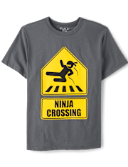 Boys Ninja Crossing Graphic Tee