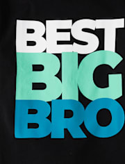 Boys Best Big Bro Graphic Tee